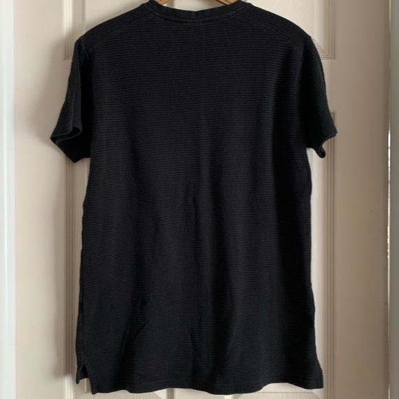 Zara 💯% Cotton Unisex Black Top Shirt Size Large - Picture 8 of 11
